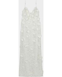 Jonathan Simkhai - Maven Floral-Appliqué Sequined A-Line Gown - Lyst