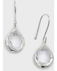 Ippolita - Mini Teardrop Earrings In Sterling Silver - Lyst