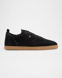 Christian Louboutin - Tutti Rui Suede Low-Top Sneakers - Lyst