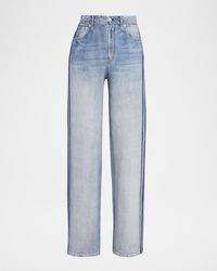 Rag & Bone - Rb Miramar Terry Wide-Leg Track Jeans - Lyst