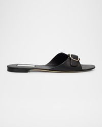 Gabriela Hearst - Briar Leather Slide Sandals - Lyst