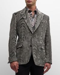 Etro - Velvet Brocade Tuxedo Jacket - Lyst
