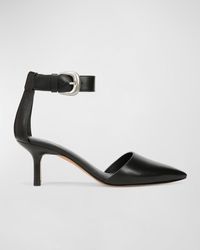Vince - Perri Leather Ankle-Strap Pumps - Lyst