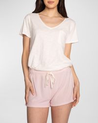 Pj Salvage - The Remix Waffle Thermal Lounge Shorts - Lyst