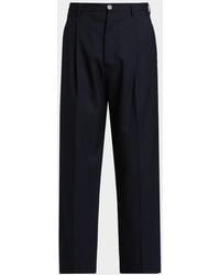 Marni - Apos;S Tropical Wool Cropped Pleated Pants - Lyst