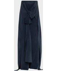 Silvia Tcherassi - Nuria Front-Tie Wide-Leg Pants - Lyst