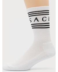 Versace - Athletic Logo Crew Socks - Lyst