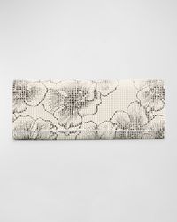 Whiting & Davis - Mesh Floral Embellished Crossbody Bag - Lyst