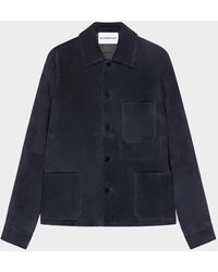 Givenchy - Apos;S Leather Patch-Pocket Shirt Jacket - Lyst