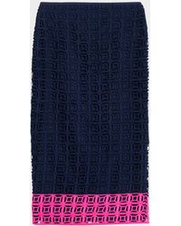 Trina Turk - Dita Colorblock Lace Midi Pencil Skirt - Lyst
