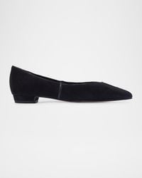 Bernardo - Lana Suede Ballet Flats - Lyst