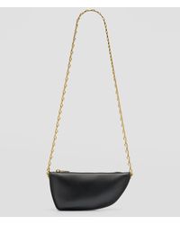 Burberry - Shield Micro Leather Shoulder Bag - Lyst