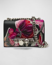 Alexander McQueen - Mini Jewel Orchid Chain Shoulder Bag - Lyst