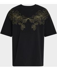 PRPS - Okinawa Floral Embroidered T-Shirt - Lyst