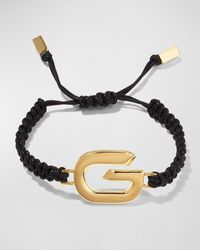 Givenchy - G-Link Braided Cord Bracelet - Lyst