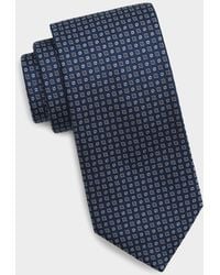 Canali - Apos;S Circles & Squares Micro-Medallion Silk Tie - Lyst