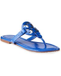 tory burch nautical blue sandals