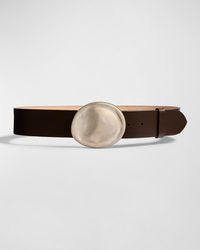 KHAITE - Keefe Leather Belt - Lyst