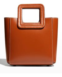 STAUD - Shirley Mini Leather Tote Bag - Lyst