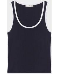 FRAME - The Sporty Tank Top - Lyst