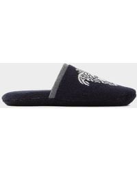 Versace - Jacquard Medusa Terry Cotton Bath Slippers - Lyst