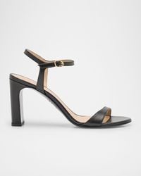Stuart Weitzman - Babette Leather Ankle-Strap Sandals - Lyst