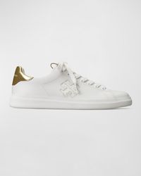 Tory Burch - Howell Bicolor Double T Low-top Sneakers - Lyst