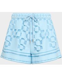 Jonathan Simkhai - Hannah Logo Pull-On Shorts - Lyst