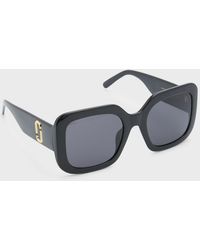 Marc Jacobs - J Marc Logo Square Acetate Sunglasses - Lyst