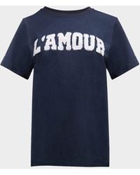 Cinq À Sept - Toweled L'Amour Shrunken Cotton T-Shirt - Lyst
