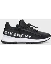 Givenchy - Spectre Leather Side-Zip Runner Sneakers - Lyst