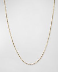 Siena Jewelry - 14k Yellow Gold Thin Charm Chain, 18"l - Lyst