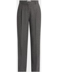 The Row - Mikkela Pleated Cashmere Straight-Leg Pants - Lyst