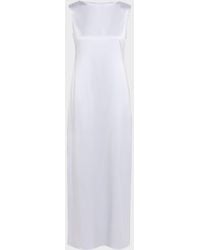 Twp - Simple Twist Of Fate Crepe-Back Satin Dress - Lyst