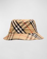 Burberry - Check Ekd Bucket Hat - Lyst