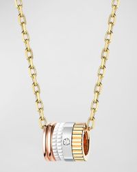 Boucheron - Quatre White Edition Mini Ring Pendant Necklace - Lyst