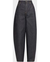Givenchy - Denim Barrel-Leg Cocoon Pants - Lyst