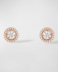 Messika - Joy 18k Rose Gold Diamond Stud Earrings - Lyst