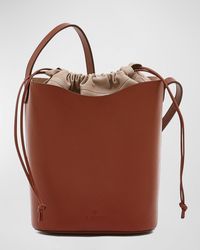 Il Bisonte - Roseto Vacchetta Leather Bucket Bag - Lyst