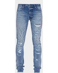 Ksubi - Apos;S D-Van Winkle Distressed Skinny Jeans - Lyst