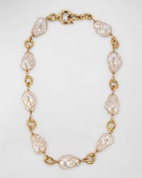 Gas Bijoux - Faux-Pearl-Plated Necklace - Lyst