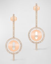Messika - Lucky Move 18k Rose Gold Diamond Pendant Earrings - Lyst