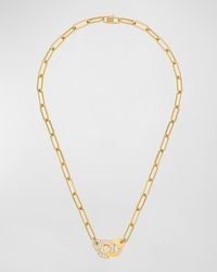 Dinh Van - Menottes Necklace With Diamonds - Lyst