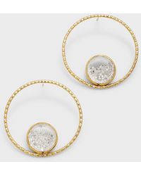 Moritz Glik - 18k Yellow Gold Circo Diamond Kaleidoscope Shaker Earrings - Lyst
