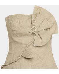 JBQ - Florence Embroidered Strapless Top - Lyst