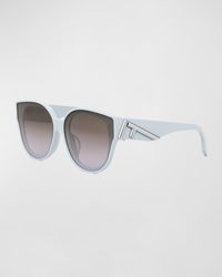 Fendi - First Acetate Round Sunglasses - Lyst