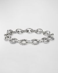 David Yurman - Oval Link Chain Bracelet In Silver, 10mm - Lyst