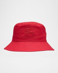 Burberry - Ekd Stamp Embroidery Bucket Hat - Lyst