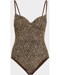 Ramy Brook - Printed Jayda One-Piece Swimsuit - Lyst