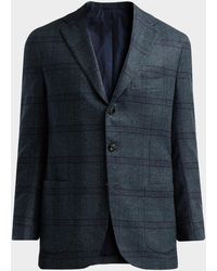 Kiton - Apos;S Plaid Cashmere Single-Breasted Sport Coat - Lyst